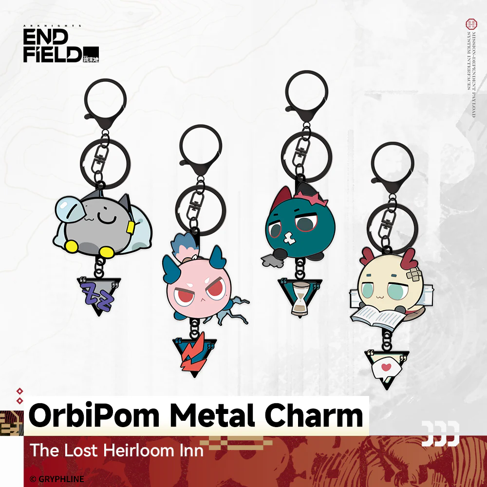 Arknights: Endfield - OrbiPom Metal Charm - The Lost Heirloom Inn
