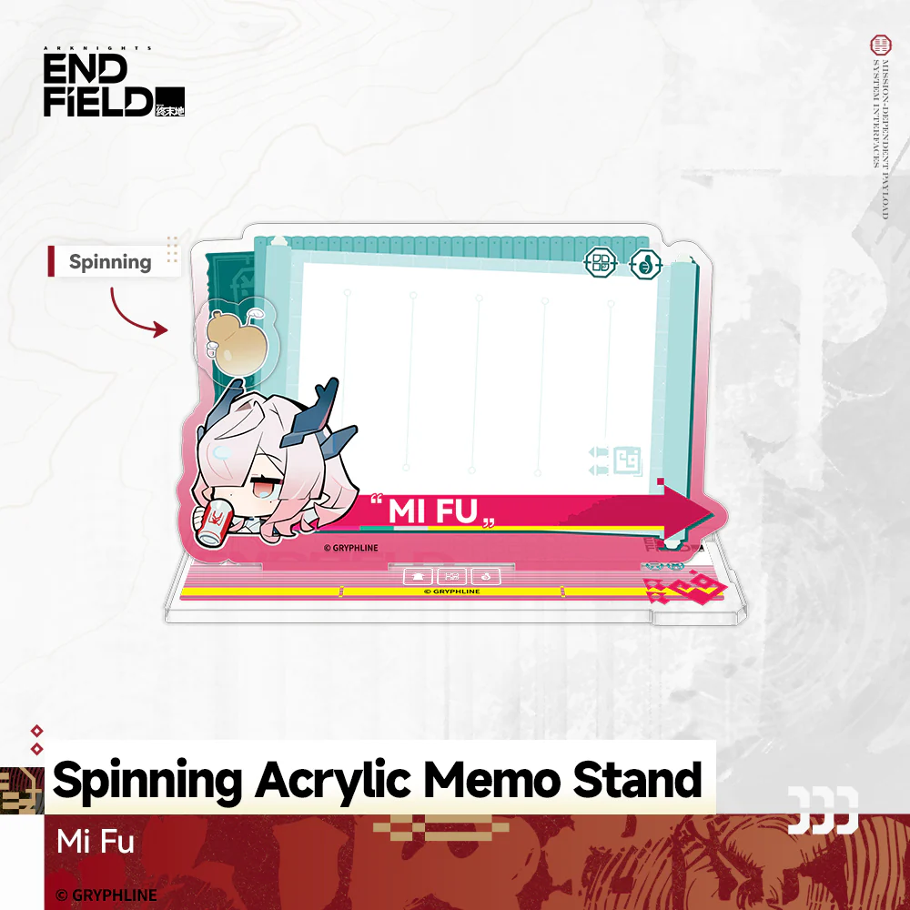 Arknights: Endfield - Spinning Acrylic Memo Stand - The Lost Heirloom Inn - Image 2