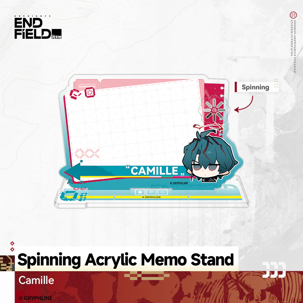 Arknights: Endfield - Spinning Acrylic Memo Stand - The Lost Heirloom Inn - Image 3