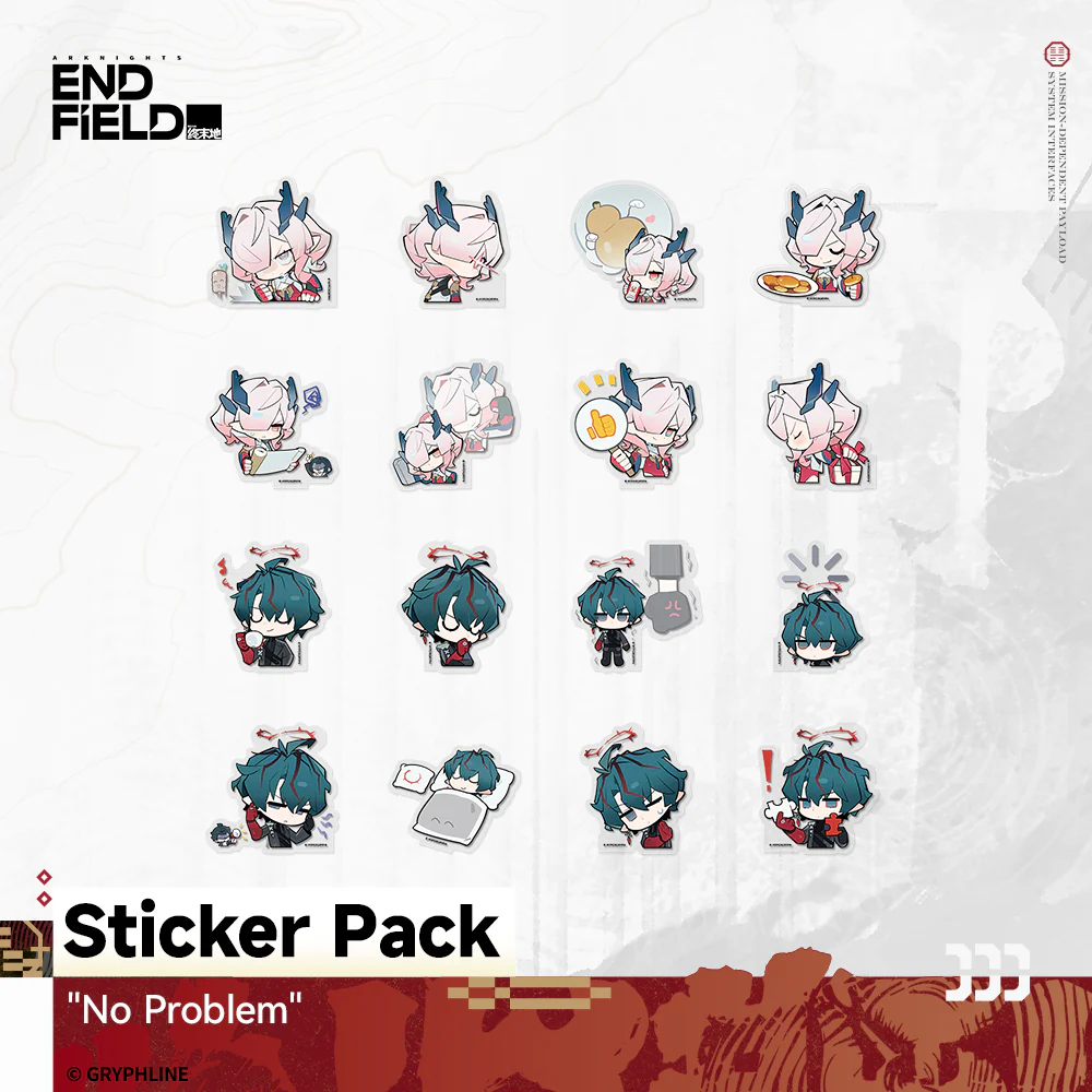 Arknights: Endfield - Sticker Pack - "No Problem"
