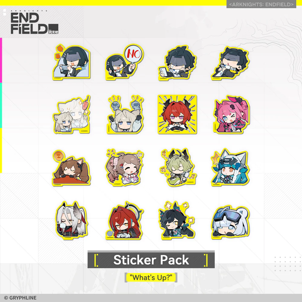 Arknights: Endfield · Sticker Pack - "What's Up?"