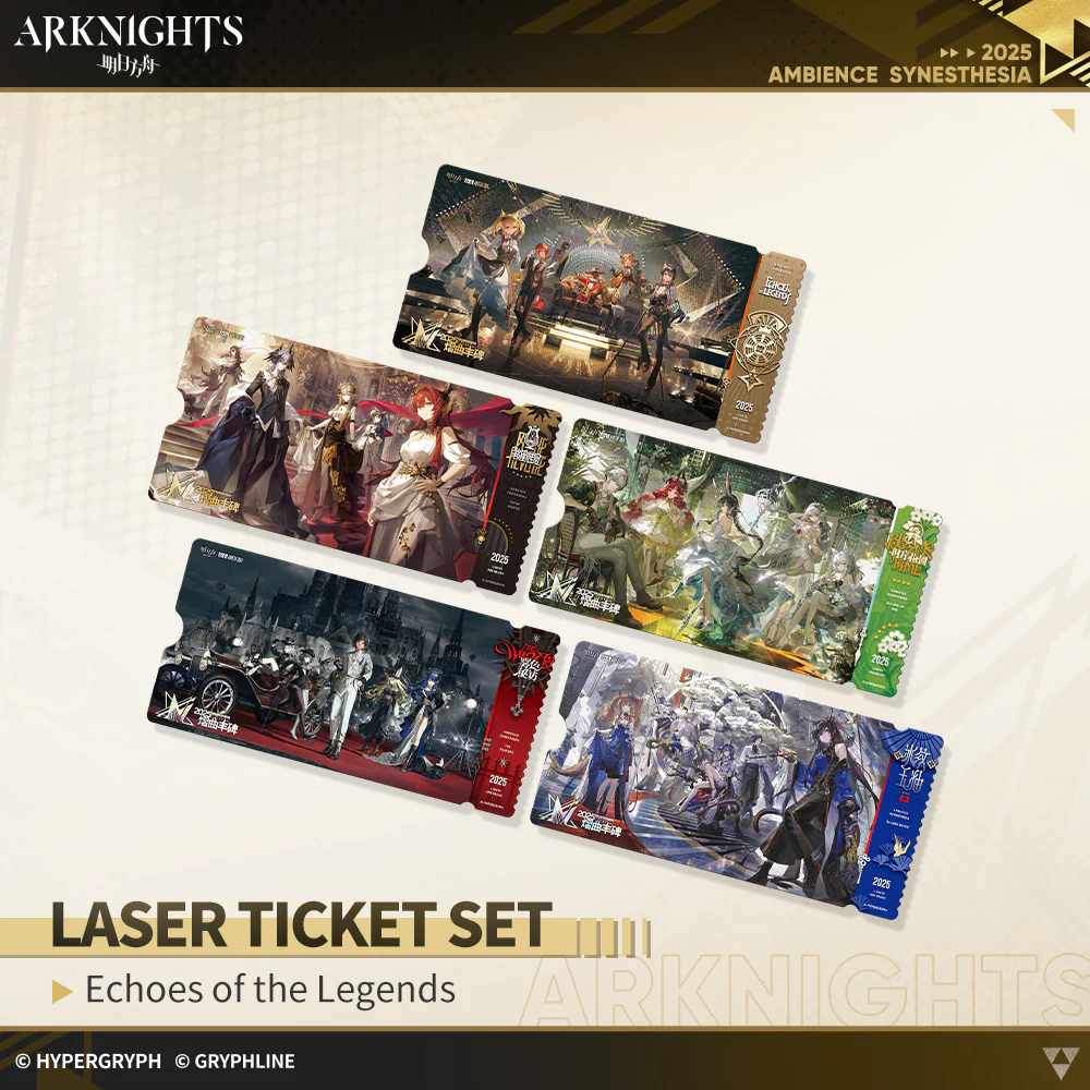 Arknights · Laser Ticket Set - Echoes of the Legends